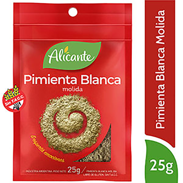 ALICANTE PIMIENTA BCA/MOL X25G