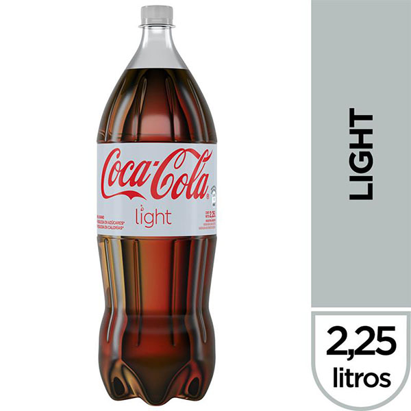 COCA COLA LIGHT GASEOSA PET X2.25LT