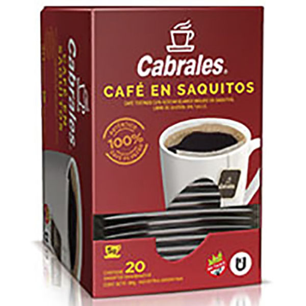 CABRALES CAFE SAQUITOS X 18 SAQ.