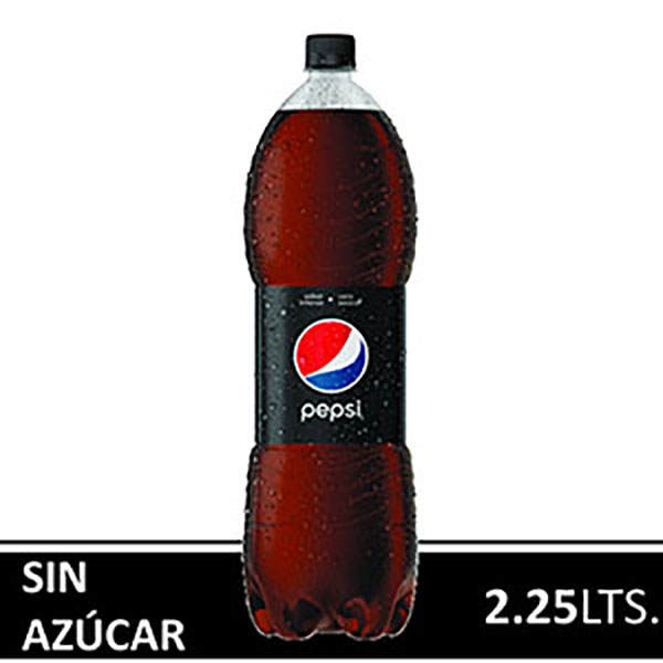PEPSI BLACK GAS.PET X2.25L
