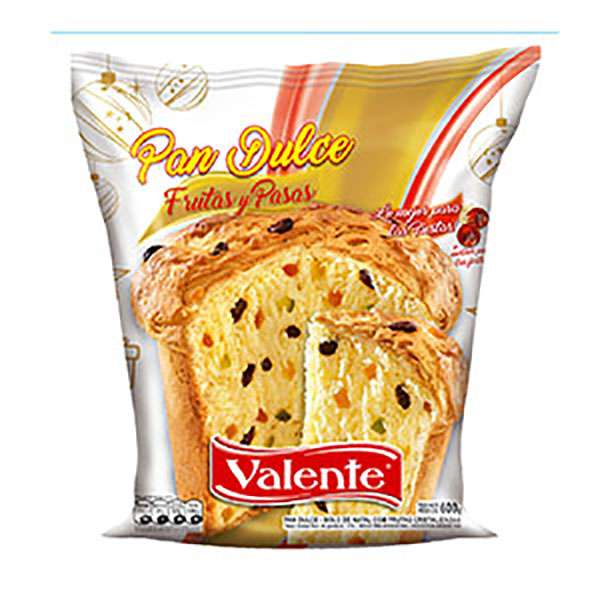 VALENTE PAN DULCE C/FR. X 600GR
