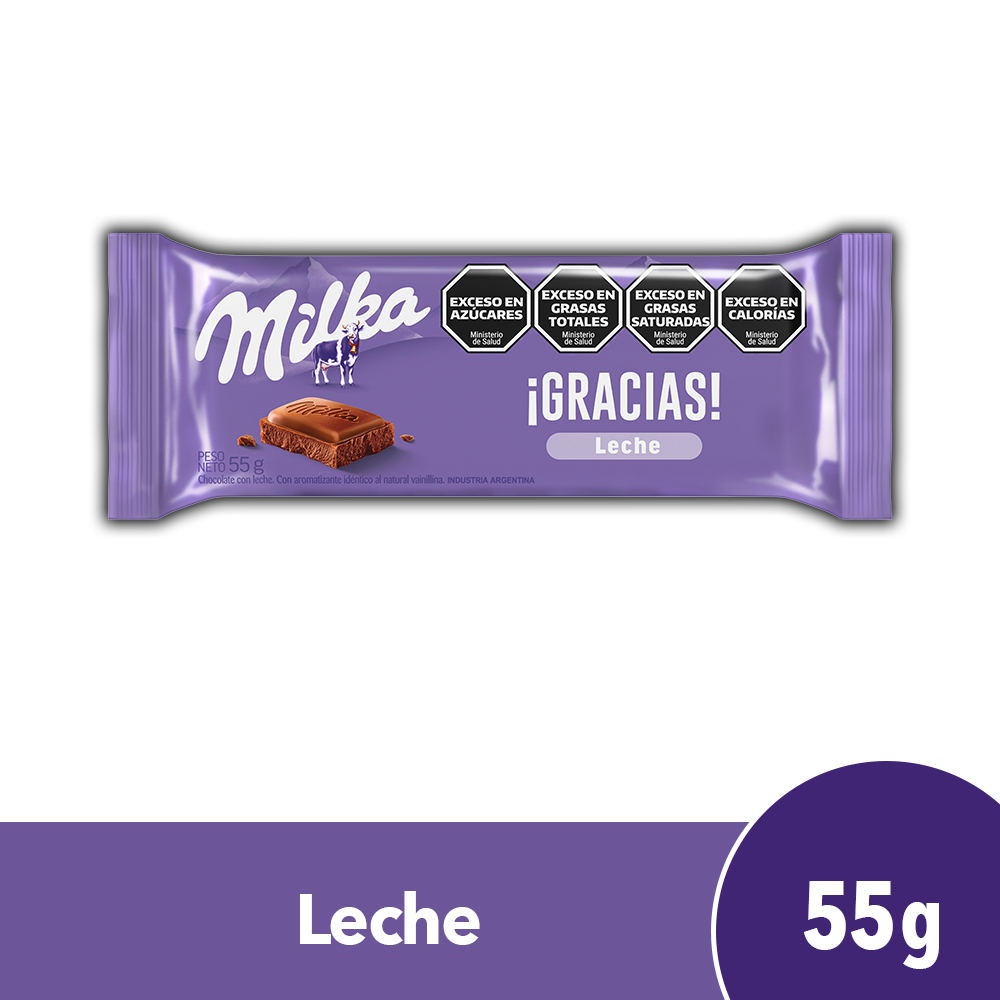 MILKA CHOCOLATE LECHE 55GR