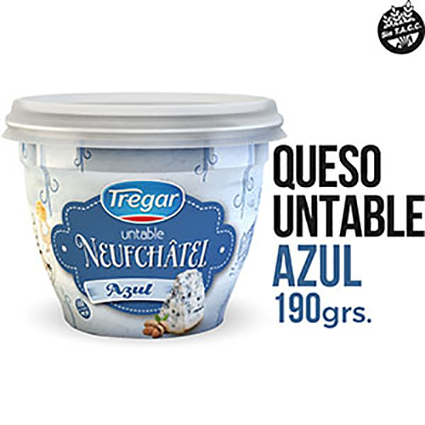 NEUFCHATEL QUESO UNTABLE AZULX190G