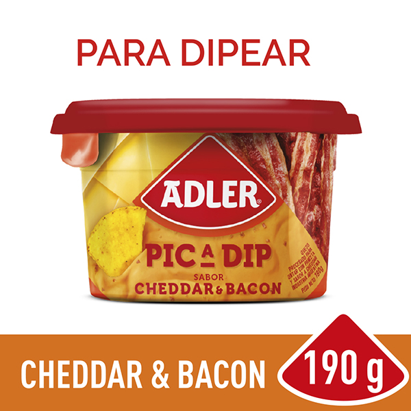 ADLER PIC A DIP CHED/BACON X 190G