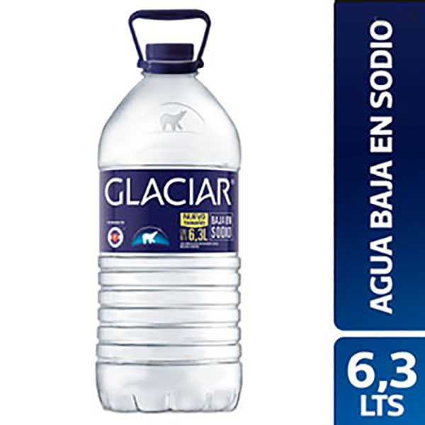 GLACIAR AGUA MINERAL 6.3LT