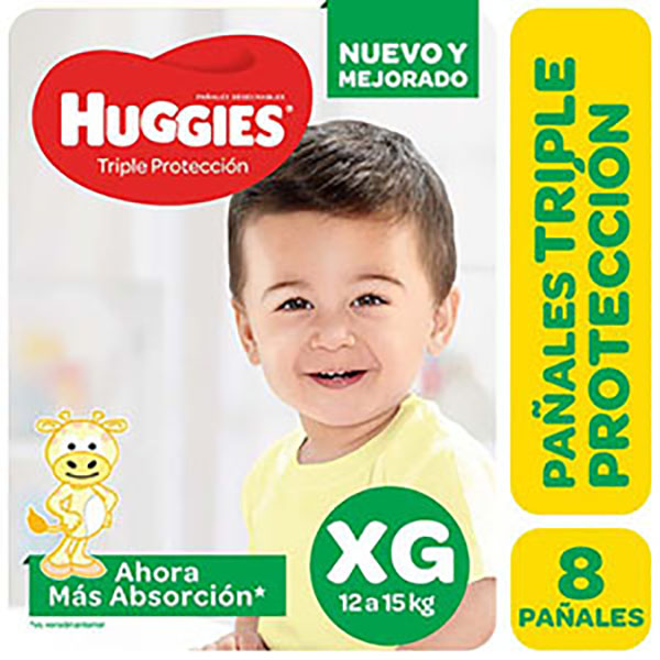 HUGGIES PAÃAL REG CLASSIC XG X8U