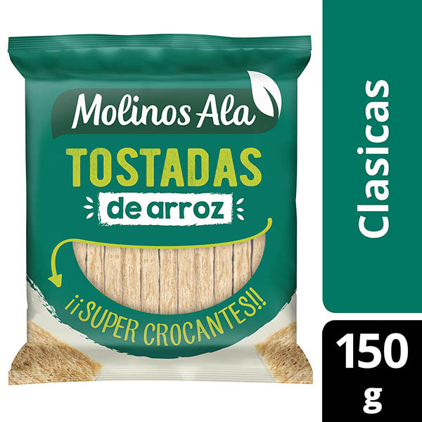 ALA TOSTADAS DE ARROZ CLASICA X150GR