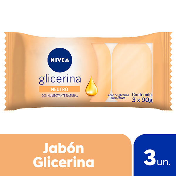 NIVEA JABON GLICERINA NEUT.3 X90G