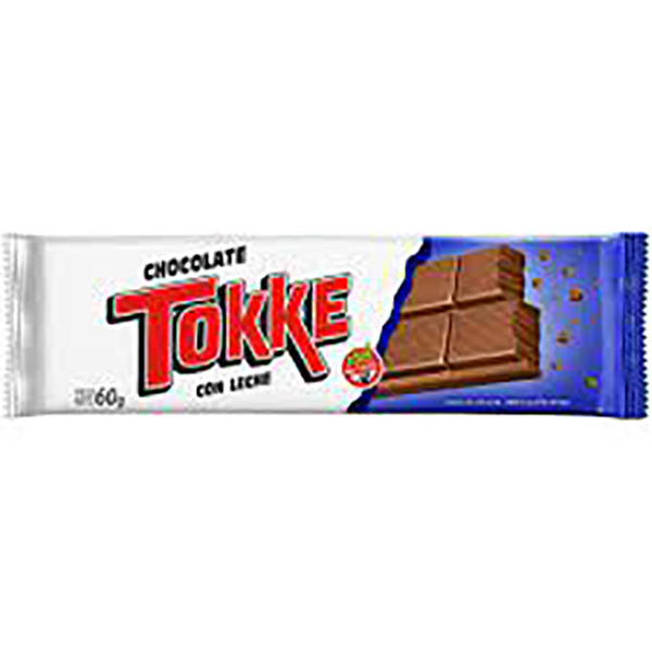 TOKKE CHOCOLATE C/LECHE X60GR