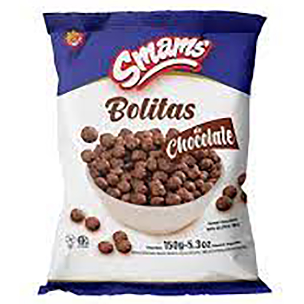 SMAMS CEREAL BOLAS CHOCOLATE X150GR